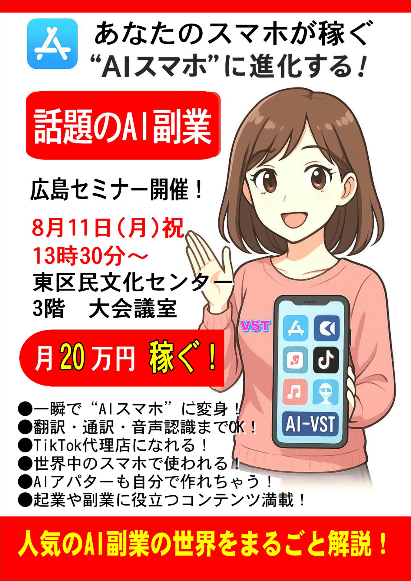 新しい生き方！働き方！スマホ一つで自由人！
